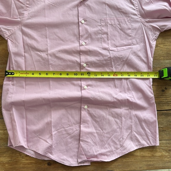 Van Heusen Poplin Collared Long Sleeve Dress Shirt Men’s‎ 16.5 (34) Pink NWOT - Picture 12 of 12